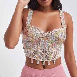 For Love & Lemons Esme Bustier New